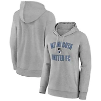 Women's Gray Minnesota United FC Victory Arch Pullover Hoodie