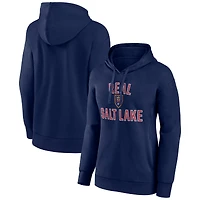 Women's Navy Real Salt Lake Victory Arch Pullover Hoodie