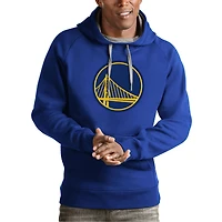 Men's Antigua Royal Golden State Warriors Team Logo Victory Pullover Hoodie