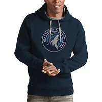 Men's Antigua Navy Minnesota Timberwolves Team Logo Victory Pullover Hoodie