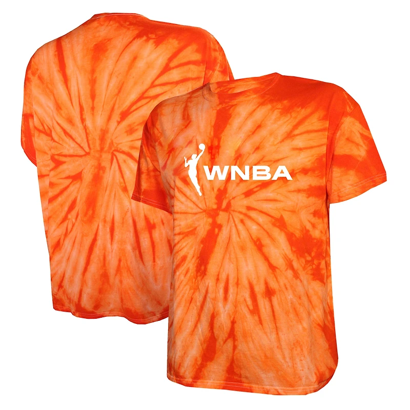 Men's Stitches Orange WNBA Gear Tie-Dye T-Shirt