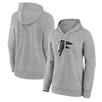 Women's Gray Atlanta Falcons Primary Logo Pullover Hoodie