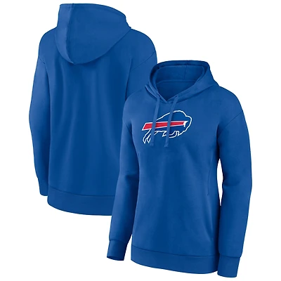 Women's Royal Buffalo Bills Primary Logo Pullover Hoodie