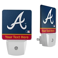 Atlanta Braves Personalized 2-Piece Nightlight Set