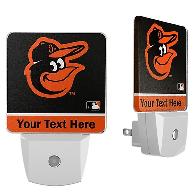 Baltimore Orioles Personalized 2-Piece Nightlight Set