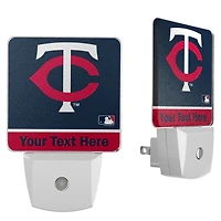 Minnesota Twins Personalized 2-Piece Nightlight Set