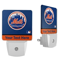 New York Mets Personalized 2-Piece Nightlight Set