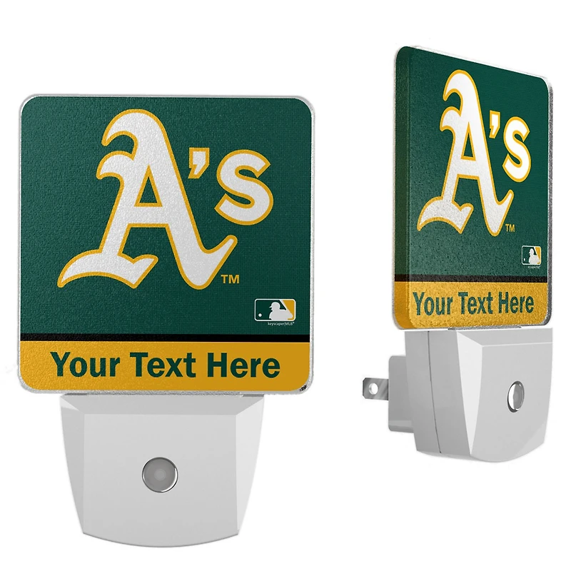Athletics Personalized 2-Piece Nightlight Set