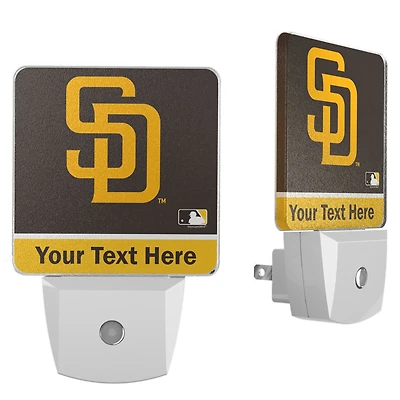 San Diego Padres Personalized 2-Piece Nightlight Set