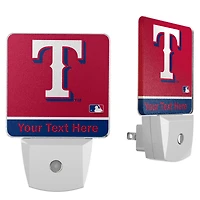 Texas Rangers Personalized 2-Piece Nightlight Set
