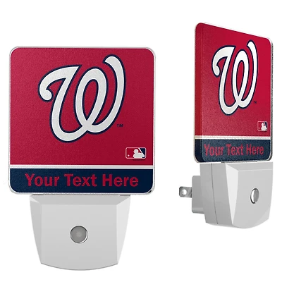 Washington Nationals Personalized 2-Piece Nightlight Set