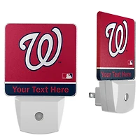 Washington Nationals Personalized 2-Piece Nightlight Set