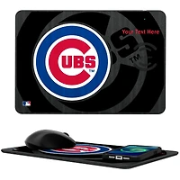 Chicago Cubs Personalized Wireless Charger & Mouse Pad
