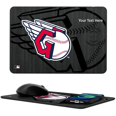 Cleveland Guardians Personalized Wireless Charger & Mouse Pad