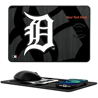 Keyscaper Detroit Tigers Personalized 15W Fast Wireless Charger and Mouse Pad