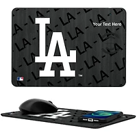 Los Angeles Dodgers Personalized Wireless Charger & Mouse Pad
