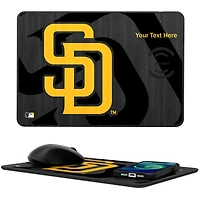 San Diego Padres Personalized Wireless Charger & Mouse Pad