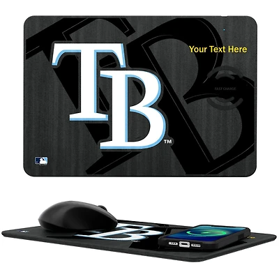 Tampa Bay Rays Personalized Wireless Charger & Mouse Pad