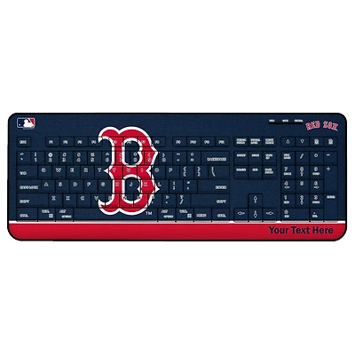 Boston Red Sox Personalized Wireless Keyboard