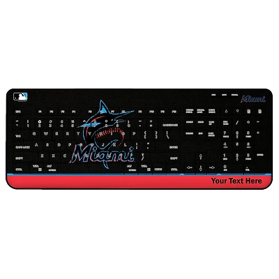 Miami Marlins Personalized Wireless Keyboard