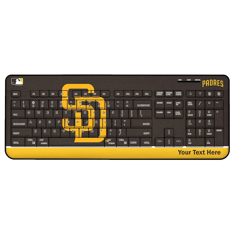 San Diego Padres Personalized Wireless Keyboard