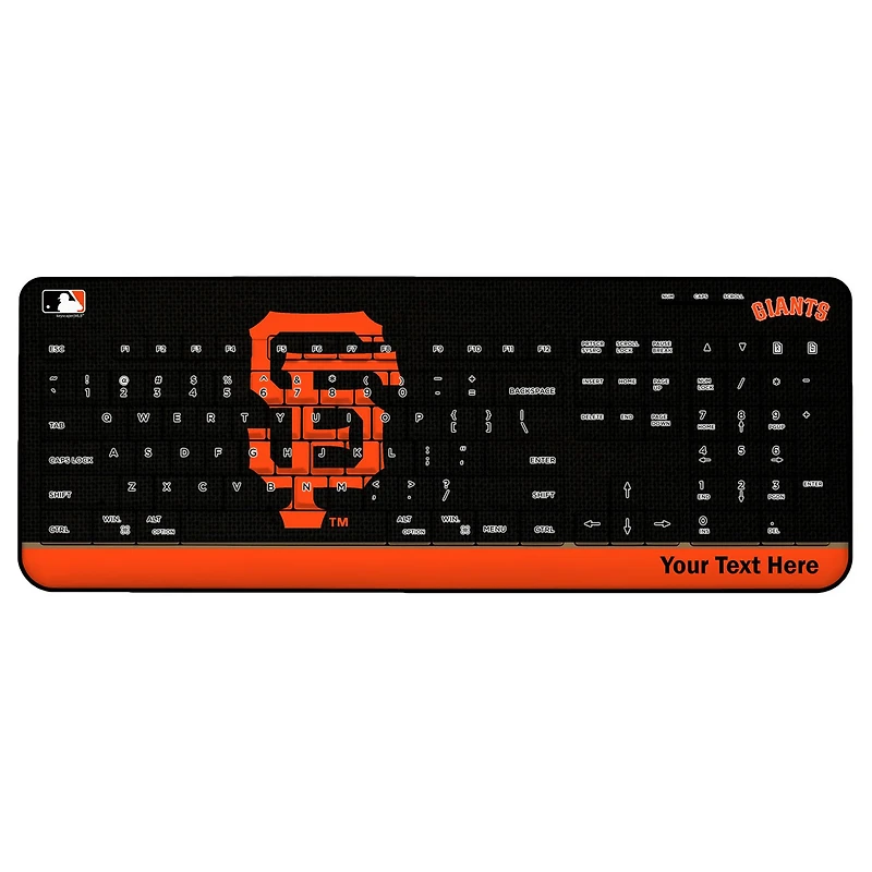 San Francisco Giants Personalized Wireless Keyboard