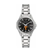 Women's Bulova Black Tennessee Volunteers Stainless Steel Sport Classic Watch