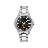 Men's Bulova Black Tennessee Volunteers Stainless Steel Classic Sport Watch