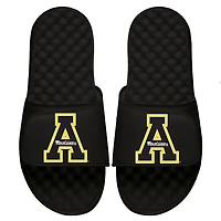 ISlide Black Appalachian State Mountaineers Blown Up Logo Slide Sandals