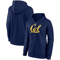 Women's Navy Cal Bears Primary Logo Pullover Hoodie
