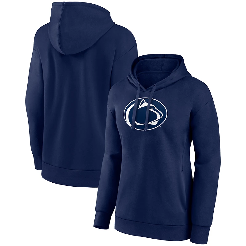 Women's Navy Penn State Nittany Lions Team Primary Logo Pullover Hoodie