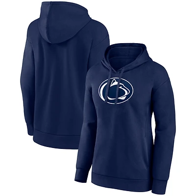 Women's Navy Penn State Nittany Lions Team Primary Logo Pullover Hoodie