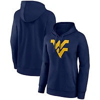 Women's Navy West Virginia Mountaineers Team Primary Logo Pullover Hoodie