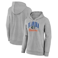 Women's Gray Florida Gators Victory Script Pullover Hoodie