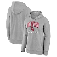 Women's Gray Oklahoma Sooners Victory Script Pullover Hoodie