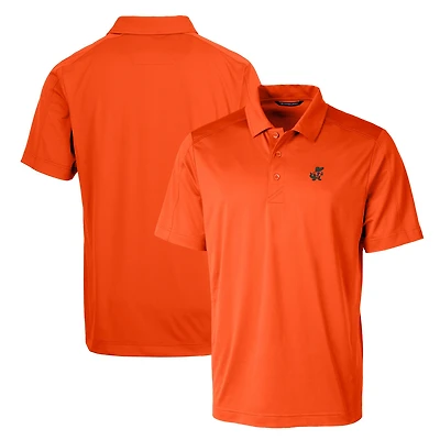Cutter & Buck Orange Florida Gators Primary Team Logo Prospect Textured Stretch Polo