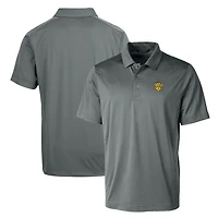 Cutter & Buck Steel Missouri Tigers Primary Team Logo Prospect Textured Stretch Polo