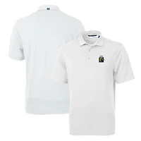 Men's Cutter & Buck White FIU Panthers Team Logo Virtue Eco Pique Recycled Polo
