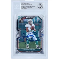 Tua Tagovailoa Miami Dolphins Autographed 2020 Panini Prizm #339 Beckett Fanatics Witnessed Authenticated Rookie Card
