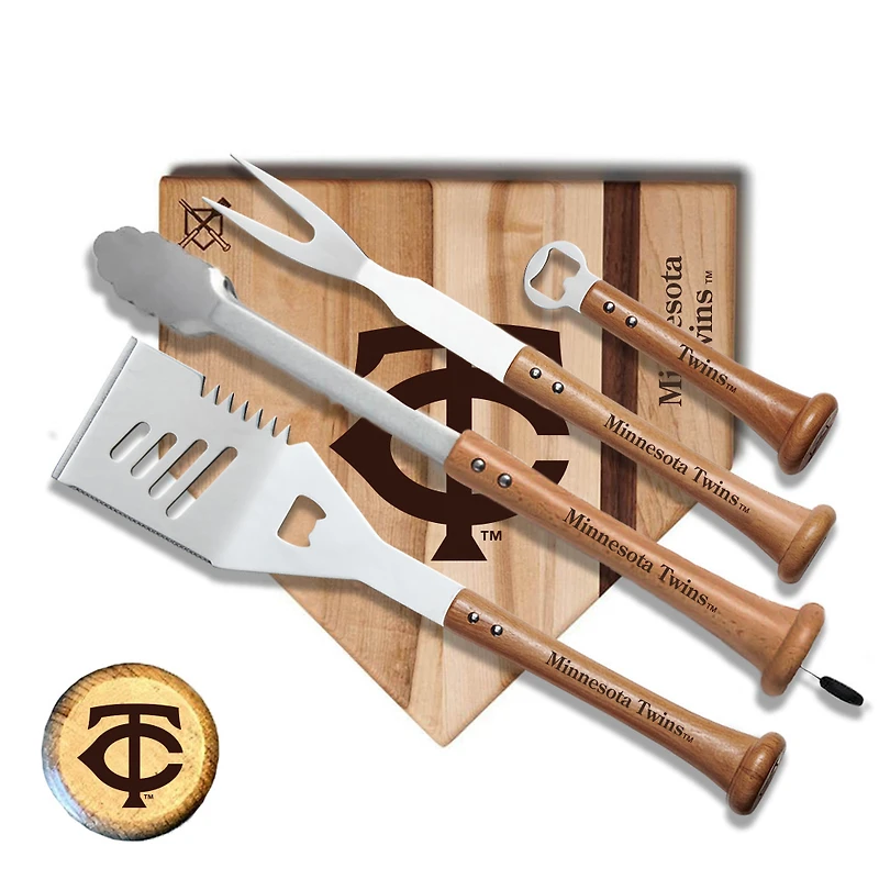 Baseball BBQ Minnesota Twins 12'' Grand Slam Combo Set