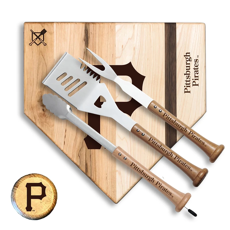 Baseball BBQ Pittsburgh Pirates 12'' Silver Slugger Combo Set