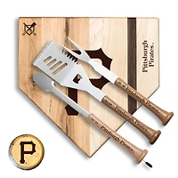 Baseball BBQ Pittsburgh Pirates 12'' Silver Slugger Combo Set