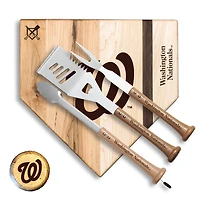 Baseball BBQ Washington Nationals 12'' Silver Slugger Combo Set