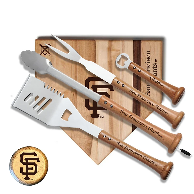 Baseball BBQ San Francisco Giants 17'' Grand Slam Combo Set