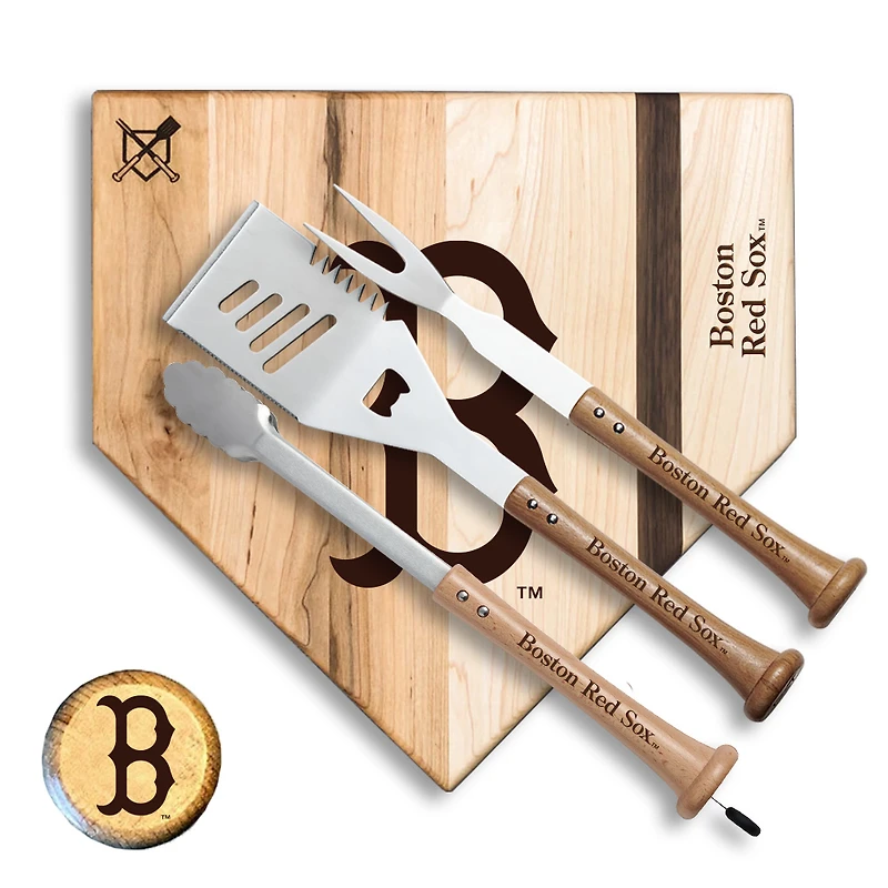 Baseball BBQ Boston Red Sox 17'' Slugger Combo Set