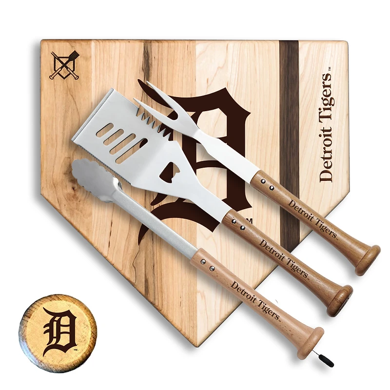 Baseball BBQ Detroit Tigers 17'' Slugger Combo Set