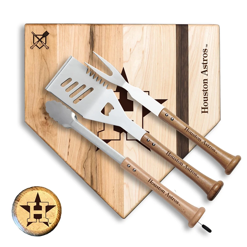 Baseball BBQ Houston Astros 17'' Slugger Combo Set