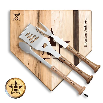 Baseball BBQ Houston Astros 17'' Slugger Combo Set