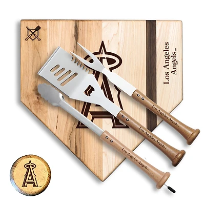 Baseball BBQ Los Angeles Angels 17'' Slugger Combo Set