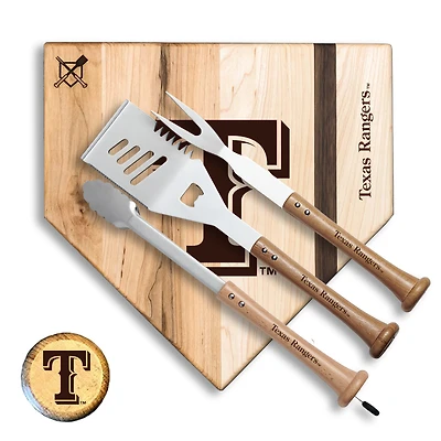 Baseball BBQ Texas Rangers 17'' Slugger Combo Set
